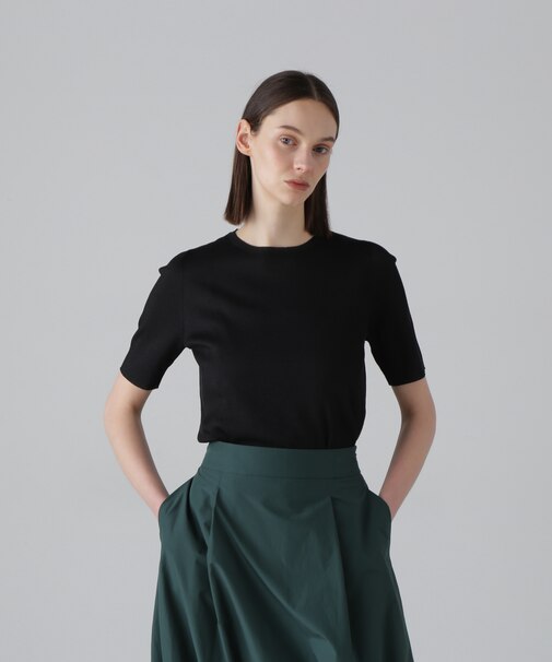 ◆シアーリブニット