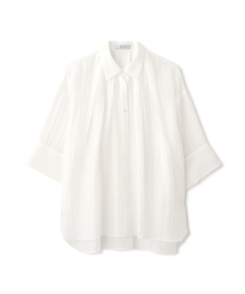 ◆ワッシャーシアータックブラウス