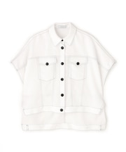 ◆ドライストレッチツイルブラウス