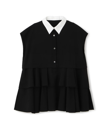 ドライタッチジョーゼットブラウス