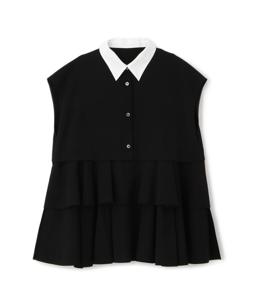 ドライタッチジョーゼットブラウス