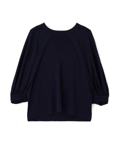 ◆レイヤードスリーブニット