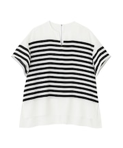 ◆ボーダープリントブラウス