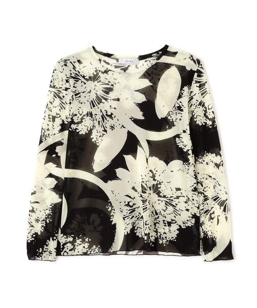 フローラルプリントカットソー