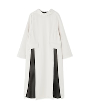 ◆バイカラープリーツワンピース