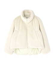 ファーコンビダウンジャケット