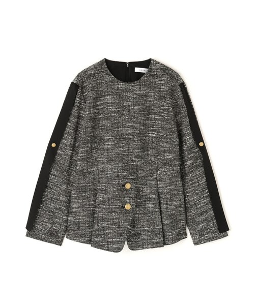 スラブツイードブラウス
