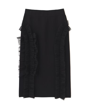 エンベリッシュトニットスカート