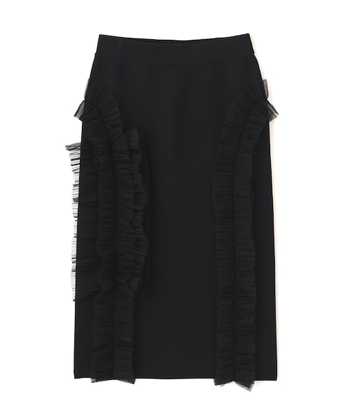 エンベリッシュトニットスカート