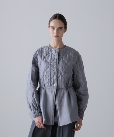 ◆シアーキルティングコート