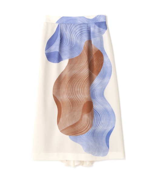 ◆コントゥアープリントスカート