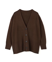 ウールカシミヤニットカーデ