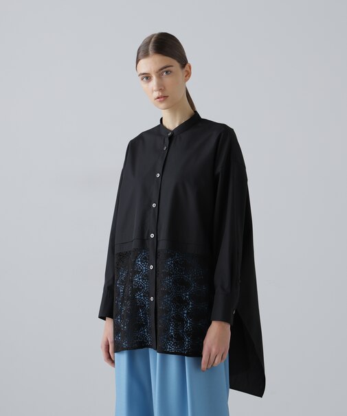 ◆レーシーヘムブラウス