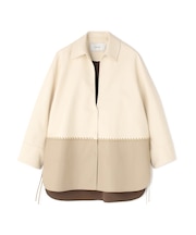 ◆レースアップフェイクレザージャケット