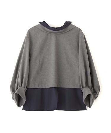 ◆レイヤードカラーブラウス
