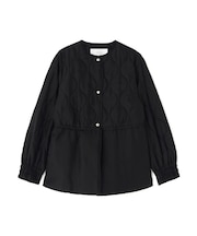 シアーキルティングコート