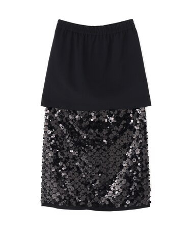 ◆フラワーシークインスカート