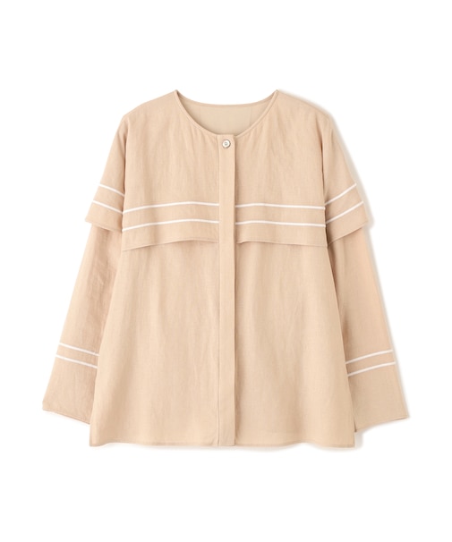 ラインエンブロイダリーブラウス