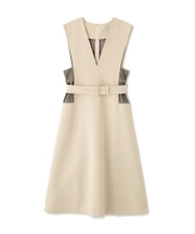 バイカラーボンディングワンピース