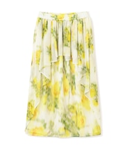 ◆ミスティングフラワープリントスカート