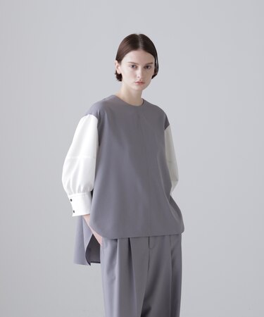 ◆ファンクショナルプレーンクロスブラウス