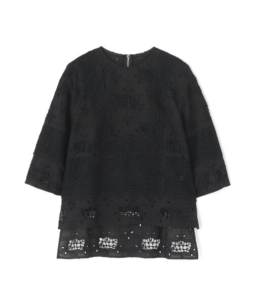 ◆ラティスエンブロイダリーブラウス