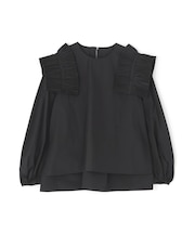 ◆クレストプリーツタイプライターブラウス