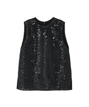 ◆フラワーシークインブラウス