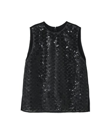 ◆フラワーシークインブラウス