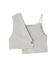 ◆ドライタッチトロアシメトップス