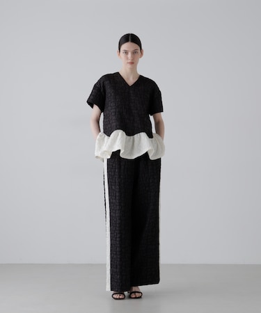 ◆ブロックジャガードパンツ