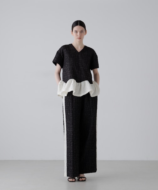 ◆ブロックジャガードパンツ