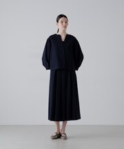 ドットメッシュスカート