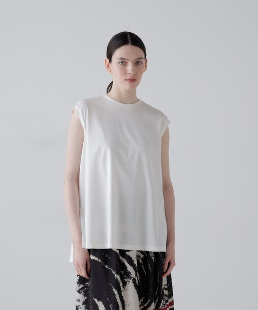 ◆ハイゲージコンパクトジャージーノースリーブ