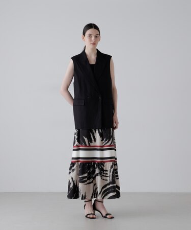 ◆モダントライバルプリントスカート