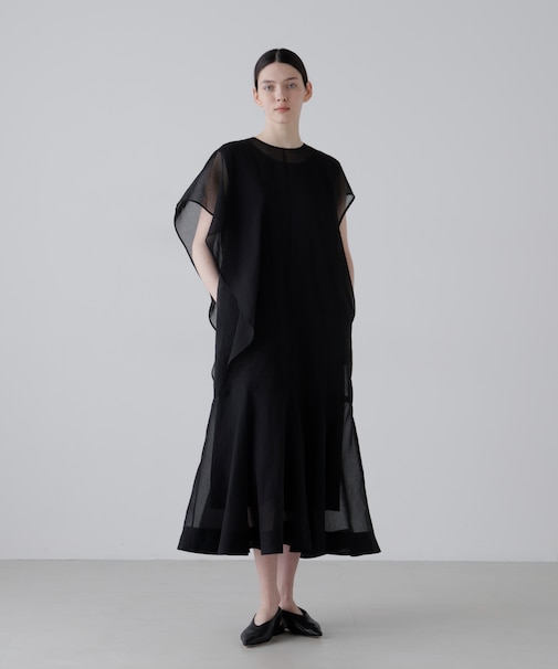 ソフトオーガンジーワンピース