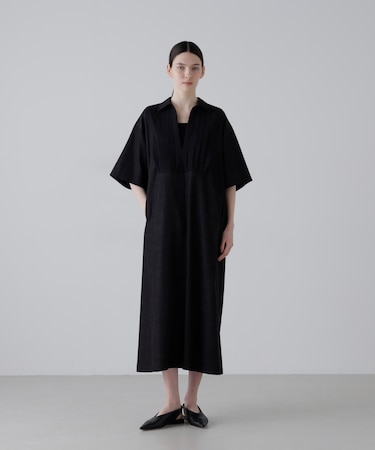 ハイブリッドデニムワンピース