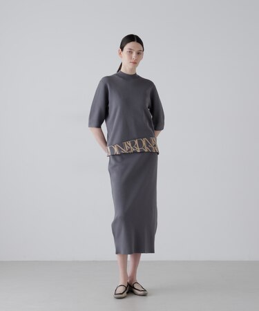 ◆ヒドゥンロゴニットスカート