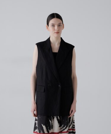 ◆デラヴェライク麻ジレ