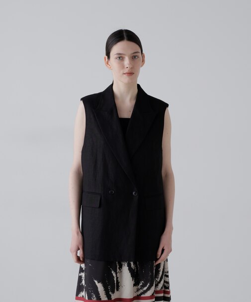 ◆デラヴェライク麻ジレ