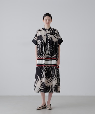 ◆モダントライバルプリントワンピース