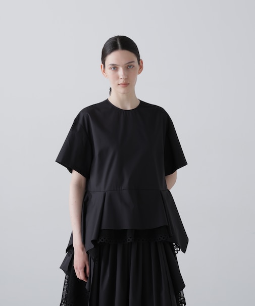 グラフコットンブラウス