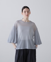 チュールジャージートップス