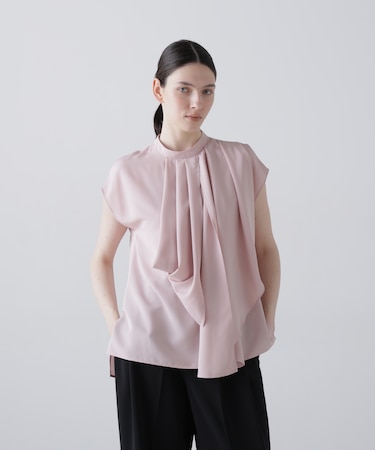 ピーチファイユブラウス