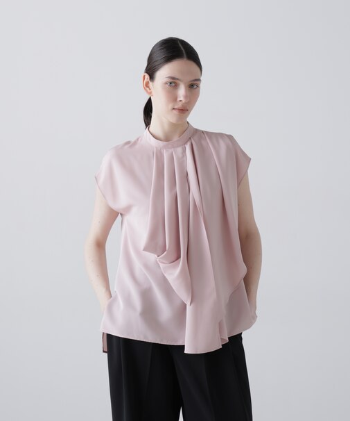 ピーチファイユブラウス