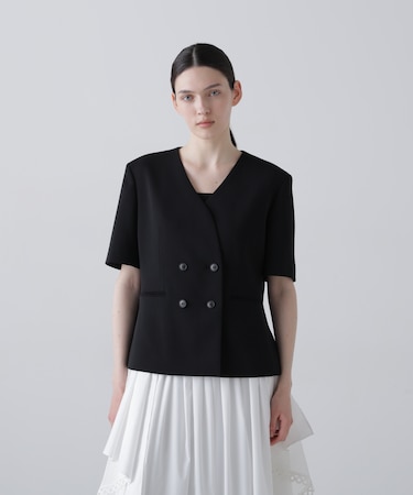 ストレッチジョーゼットジャケット