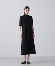 ストレッチジョーゼットワンピース