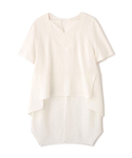 ナチュラルツイルブラウス