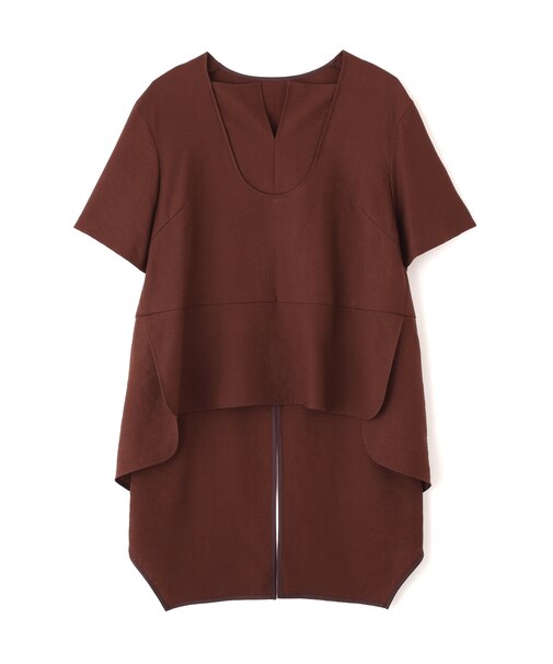 ナチュラルツイルブラウス