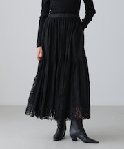 ◆フローラルレーススカート